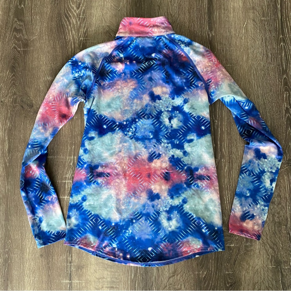 Reebok Women’s 1/4 Zip Tie Dye Athletic Top XS - Picture 11 of 13